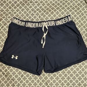 UA Navy shorts